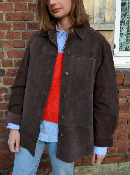 Veste Choco Croute de Cuir