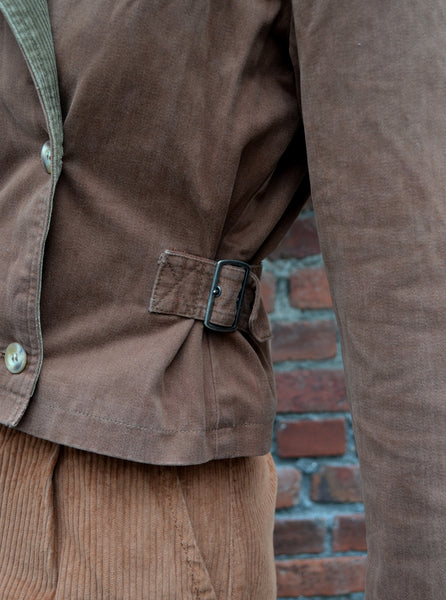 Veste Vintage Col Velours