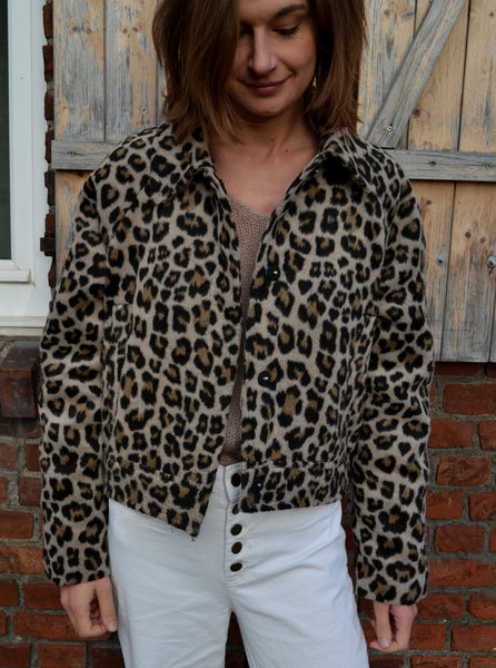 Veste Courte Léopard