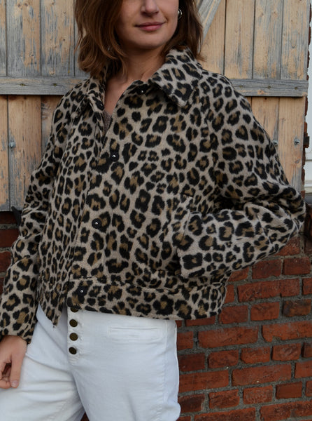 Veste Courte Léopard