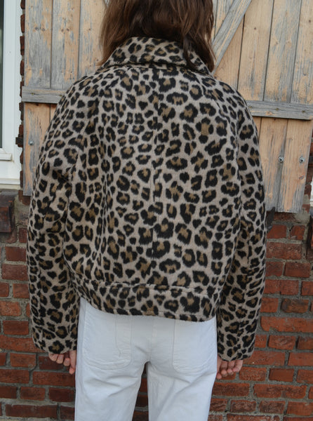 Veste Courte Léopard
