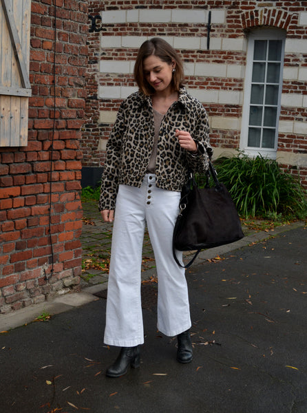 Veste Courte Léopard