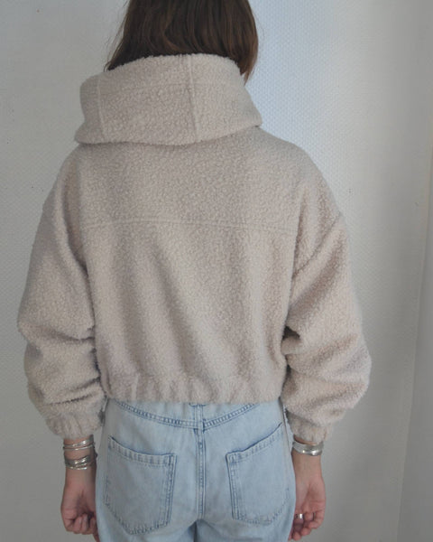 Veste Sherpa Crop