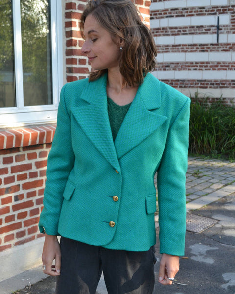 Veste en Laine Printemps Vintage