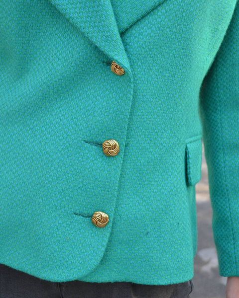 Veste en Laine Printemps Vintage