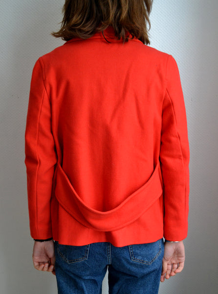 Veste en Laine Vermillon