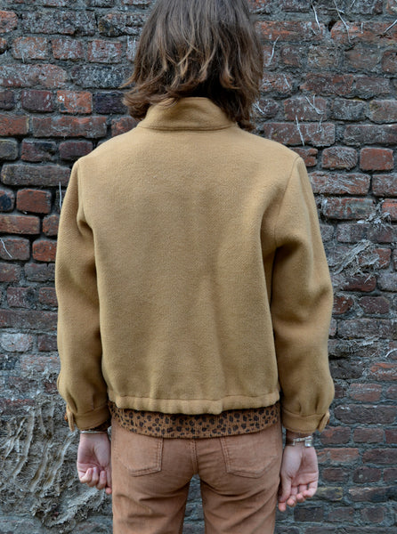 Veste en Laine Camel Vintage