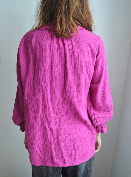 Blouse Gaze de Coton Purple