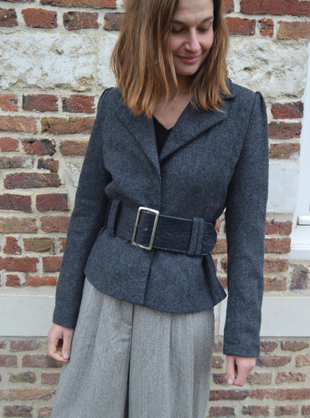 Blazer Ceinturée Laine