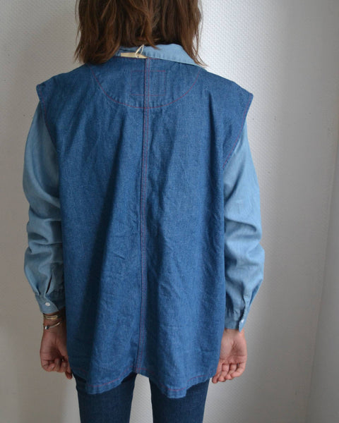 Veste sans manche en Jean American Vintage