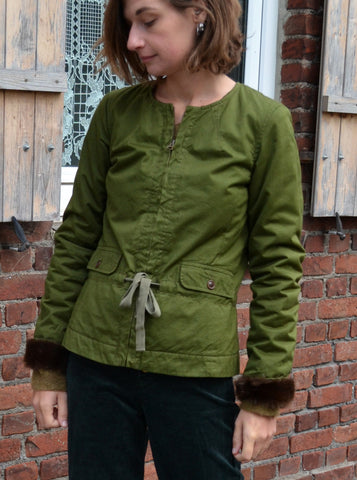 Veste Kaki fourrée Bellerose