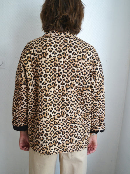 Veste Matelassée Senes Léopard