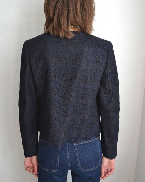 Veste Marine Dentelle Claudie Pierlot