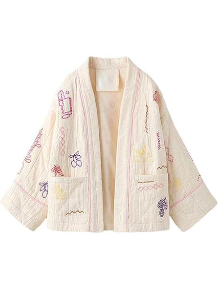 Veste Matelassée Broderies