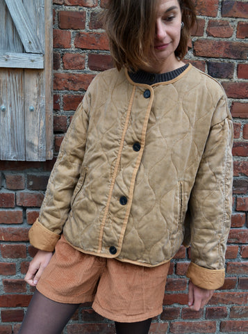 Veste Matelassée Caramel