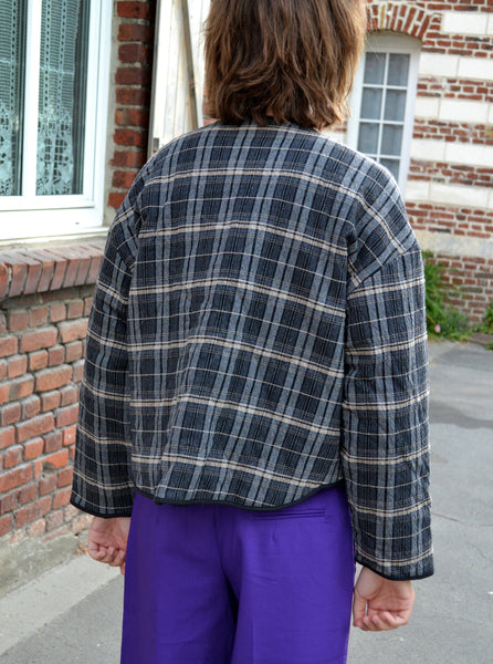 Veste matelassée Carreaux