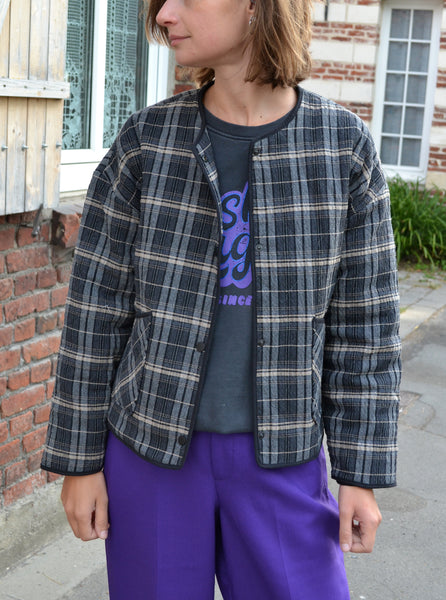 Veste matelassée Carreaux