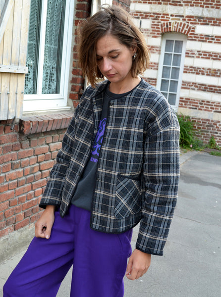 Veste matelassée Carreaux