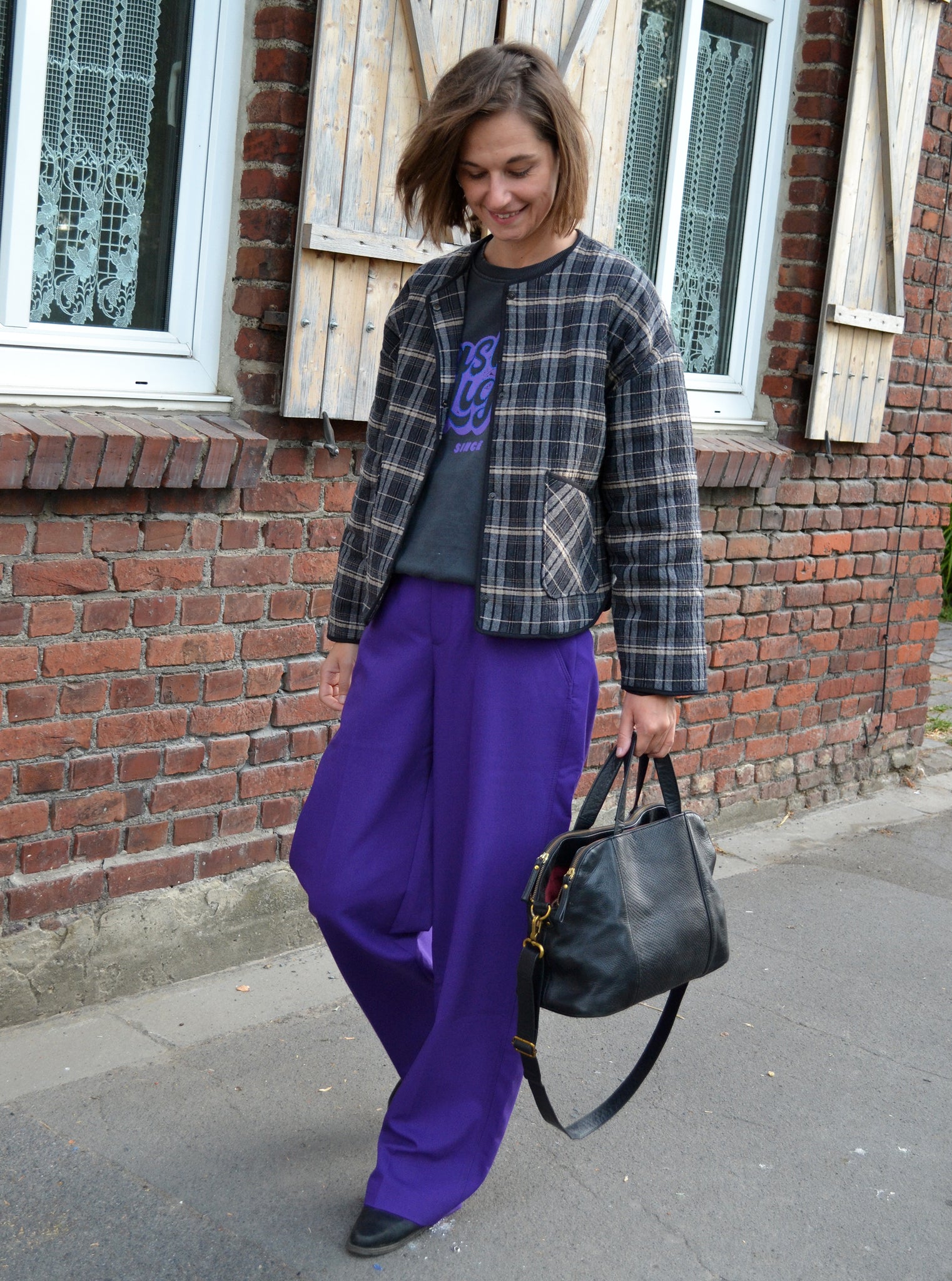Veste matelassée Carreaux