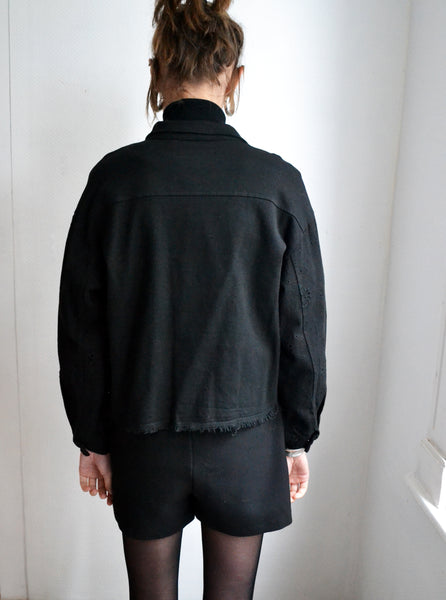 Veste noire broderies