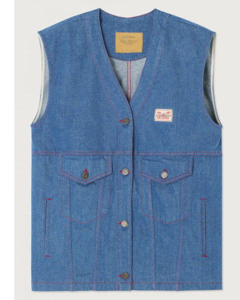 Veste sans manche en Jean American Vintage