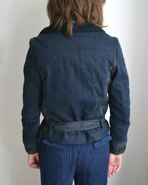 Veste Sherpa Lacoste Marine