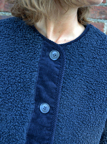 Veste Réversible Sherpa Marine Adèle Promod