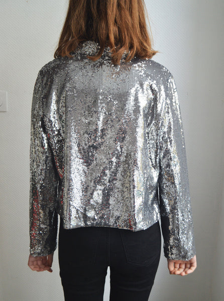 Veste Silver Sequins