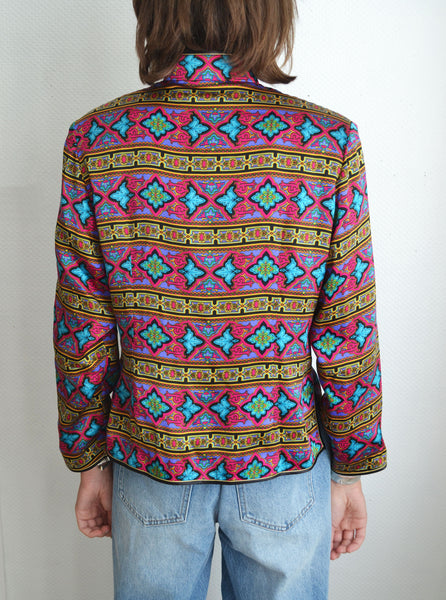 Veste en Soie multicolore Thailandaise