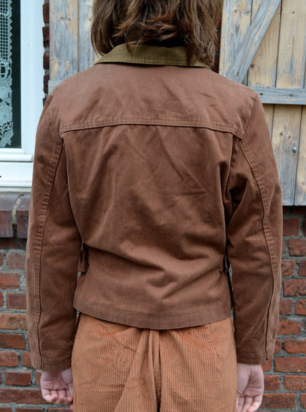 Veste Vintage Col Velours